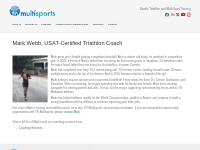 Mark Webb, USAT-Certified Triathlon Coach - TN Multisports