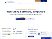 Recruiting Software   Tools to Help Grow Your Business | Top Echelon