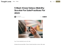 5 Must-Know Veleco Mobility Scooter For Sale Practices For 2023