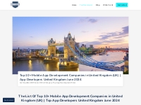  Top 10+ Mobile App Development Companies in United Kingdom (UK) | App