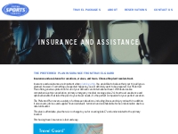 Insurance and Assistance | Total Sports Travel