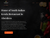 South Indian Restaurant in Aberdeen UK from Kerala - Travancore
