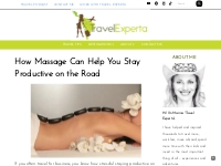 How Massage Can Help You Stay Productive on the Road