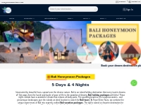 Best Bali Honeymoon Packages From Delhi, India | Bali Cheapest Tours |