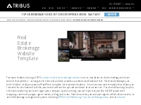  		Real Estate Brokerage Website Templates | Products | TRIBUS