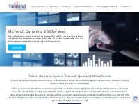 Microsoft Dynamics 365 Partner and LS Retail Diamond Partner -Trident