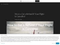 How to Get a Refund If Your Flight Is Cancelled   TripGoTo