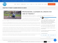 Cheap End of Tenancy Cleaning Services London