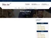 Privacy Policy -