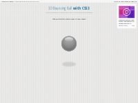 Creating an Animated 3D Bouncing Ball with CSS3