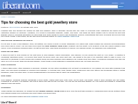 Tips for choosing the best gold jewellery store