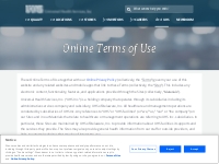 Online Terms of Use | UHS, King of Prussia, PA