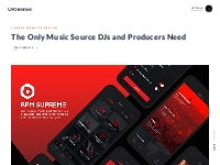 UX / UI and Website Design for Music DJs and Producers by Uikreative