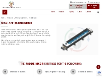 Paddle Mixer   Ultra Febtech Pvt. Ltd.