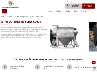 Rotary/ Turbo Siever   Ultra Febtech Pvt. Ltd.