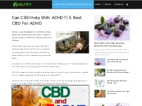Can CBD Help With ADHD? | 5 Best CBD For ADHD [Feb. 2024]