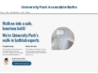 University Park Accessible Baths - University Park Walk-In Bathtubs