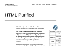 HTML Purified   Urban Giraffe