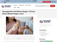 Semaglutide And Blood Sugar: 5 Facts About Blood Sugar Level   USA Scr