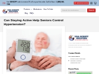 Can Staying Active Help Seniors Control Hypertension?   USA Script Hel