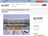 How Long Does Mounjaro Stay In Your System?   USA Script Helpers © 202