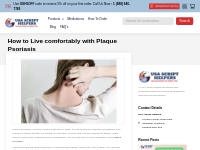 How to Live comfortably with Plaque Psoriasis   USA Script Helpers © 2