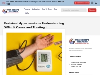 Resistant Hypertension - Understanding Difficult Cases and Treating it