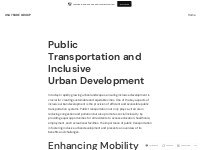 Public Transportation and Inclusive Urban Development   USA Trade Grou