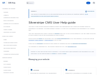 CMS User Help | Silverstripe CMS Documentation