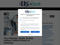 The Ultimate Guide To Buy Online Clothes Dryer In Pakistan - US iDesk