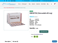 Buy Simvastatin 40 mg |Simvastatina 40 mg | OrderToday!