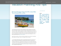 Vacation Planning And Tips