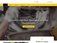 All-Round Concrete Construction Services For Properties in Vail | Get 