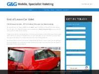 Lease Car Return   G   G Mobile Valeting, Car Wash   Car Cleaning