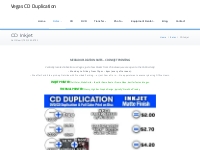 CD Inkjet Printing and Duplication (702) 505-0701 | Vegas CD Duplicati