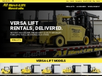 Versa-Lift Forklift Rental, Versa-Lift Rentals | A1 Hevi-Lift Rentals