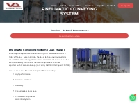 Pneumatic Conveying System - bulk handling system