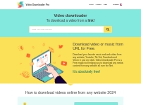 Video Downloader Online Free Easy - Download Any Video from link