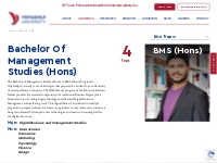 BMS Hons Colllege, Bangalore | Bachelor of Management Studies College 
