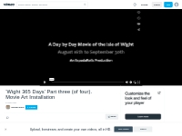  Wight 365 Days  Part three (of four). Movie Art Installation on Vimeo