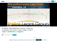 DeRidder Mesothelioma Lawyer | Attorney | Lawsuit | Law Firm  | Law | 