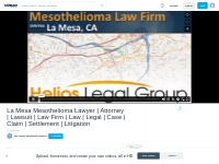 La Mesa Mesothelioma Lawyer | Attorney | Lawsuit | Law Firm  | Law | L