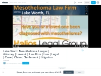 Lake Worth Mesothelioma Lawyer | Attorney | Lawsuit | Law Firm  | Law 