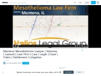 Manteno mesothelioma legal question? Talk to a lawyer right now! 1-888