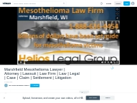 Marshfield mesothelioma legal question? Talk to a lawyer right now! 1-