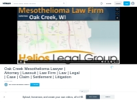 Oak Creek mesothelioma legal question? Talk to a lawyer right now! 1-8