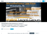 Philadelphia mesothelioma legal question? Talk to a lawyer right now! 