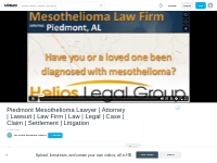 Piedmont mesothelioma legal question? Talk to a lawyer right now! 1-88