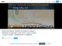King City Motor Vehicle Accident Lawyer | Attorney | Lawsuit | Law Fir