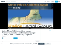 Maine Motor Vehicle Accident Lawyer | Attorney | Lawsuit | Law Firm  |